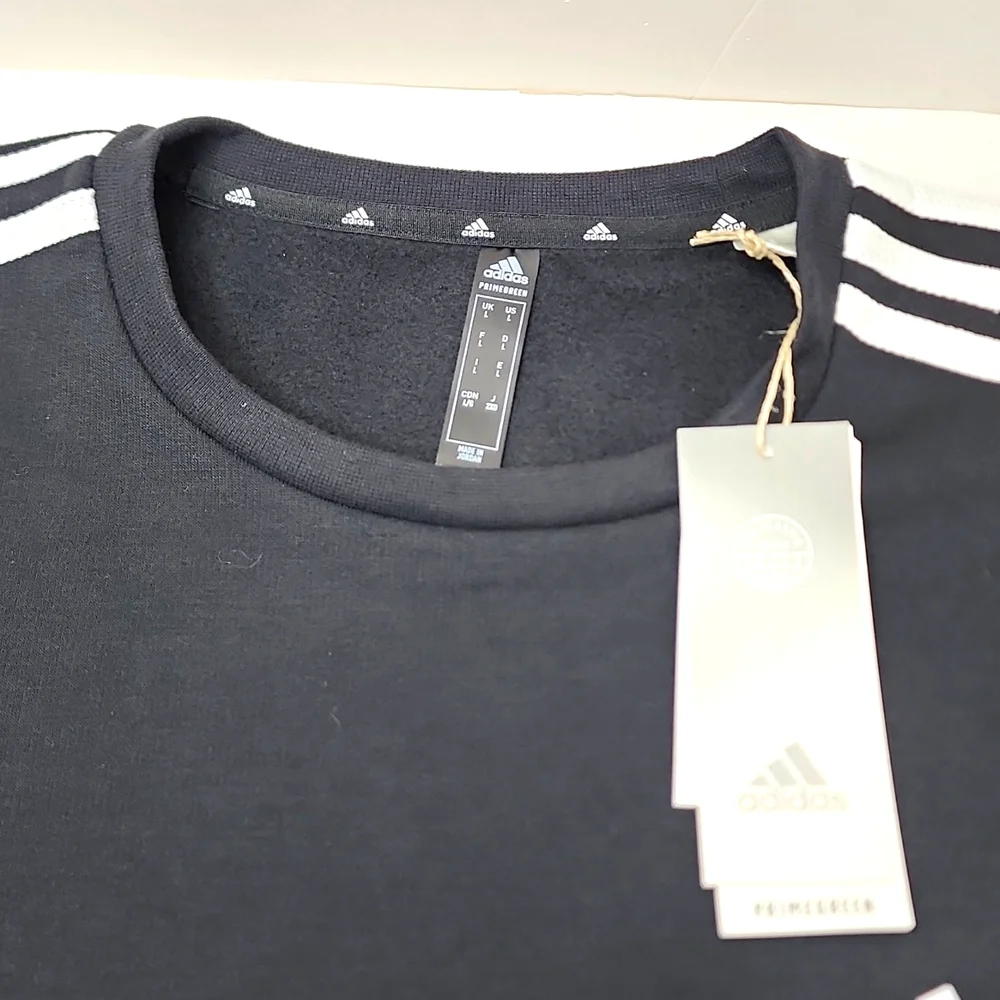 ADIDAS CREW NECK SWEATSHIRT BLACK